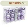 Karcsonyfadsz szett - lila - 26 db / szett