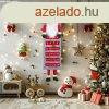 Fali adventi naptr - 3D skandinv manval - textil - 100 x 