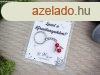 Leszel a Keresztanyukm piros angyal medlos kulcstart