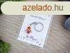 Szeretlek Dadus narancssrga angyal medlos kulcstart