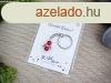 Szeretlek Dadus piros angyal medlos kulcstart
