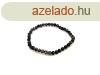 Obszidin hpehely fazettlt goly karkt 4,5mm