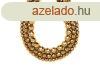 Hematit fazettlt szinezett stt arany goly 6mm
