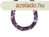 Ametiszt fazettlt lencse 5x4mm