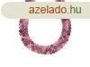 Lepidolit Pink Turmalinnal goly 4-5mm