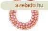 Shell resin szin rzsaszn fekete goly 8-9mm