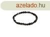 Acht fekete fazettlt korong karkt 6x4mm