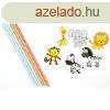Papr szvszl 6 db figurs