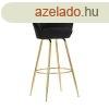 Kagyl formj brsony brszk, 90 cm, fekete - COROLLE - Bu