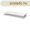 Kiegszt polc, 2 db, magasfny fehr - BRILLANCE - Butop