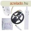 Akkumultoros USB mozgsrzkel LED szalag 1m hideg fehr
