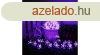 Napelemes fnyfzr, 50 LED, cseresznyefa virg design, lila