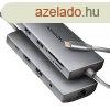 AXAGON HMC-8HLSA, USB 5Gbps hub, 3x USB-A, HDMI 4k/60Hz, RJ-