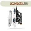 AXAGON PCEA-S2N, PCIe vezrl - 2x soros port (RS232) 250 kb