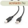 Kbel CABLEXPERT USB A-B 3m 2.0 HQ Black, aranyozott rintke