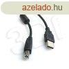 Kbel CABLEXPERT USB A-B 3m 2.0 HQ ferritmaggal
