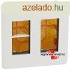 Legrand Program Mosaic sllyesztett doboz, 2x4 modulos, feh