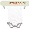 Babybugz Ktszn rvid ujj gyerek body - Fehr / szrke me