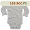 Babybugz Hossz ujj baba body - Szrke melrozott | 12-18 h