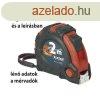 EXTOL PREMIUM mrszalag, gumrozott, mgneses 3 stoppos; 3m