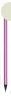 Ceruza, metl pink, rzsaszn SWAROVSKI kristllyal, 14 cm,