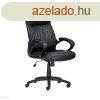 Fotel vezeti BALTIMORE, textilbr, fekete