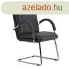 Trgyalszk NADIR-LB textilbr fekete fekete