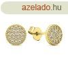Brilio Silver Elegns aranyozott flbeval, cirknium kvekk