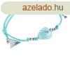 Lampglas Trkiz karkt tiszta ezsttel Turquoise Caress Lam