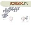 JwL Luxury Pearls Gynyr ezst flbeval szett (1x flcimp