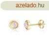 JwL Luxury Pearls Aranyozott ezst flbeval opllal JL0615