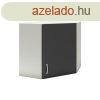 Benita 1 ajts Fels konyhaszekrny Antracit-Fehr 60x60x60 