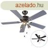 Mennyezeti ventiltor acl 110 cm 3 lmpval, hzzsinrral 