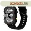 Laxasfit Q11 Okosra, fekete - magyar menvel, Pulzusmrs, 