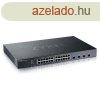 ZYXEL Switch 24x1000Mbps + 4x10G SFP+, Fmhzas Menedzselhet