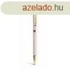 Golystoll, 0,8 mm, arany szn klip, rzsaszn tolltest, FI