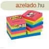 Post-it Super Sticky ntapads jegyzettmb, szivrvnycsomag
