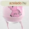 Pamut baba sapka New Baby Happy Elephant pink