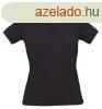 B&C BCPW455 Ni gallros rvid ujj pik pl, Black-M