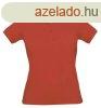 B&C BCPW455 Ni gallros rvid ujj pik pl, Red-L