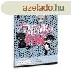 Fzet iskolai A5, 32lap, kocks 27-32 Ars Una THINK-PINK (52
