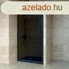 Welland SD-100 elhzhat zuhanyajt - 100 cm - fekete profil