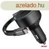 Szivargyjt Tlt Usb-C - Lightning, behzhat, 60W 12/24V 