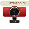 Genius Ecam 8000 1080p piros webkamera