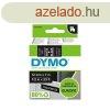 Feliratozgp szalag, 12 mm x 7 m, DYMO "D1", feke