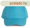 KP157 poliszter 5 paneles baseball sapka K-UP, Surf Blue-U