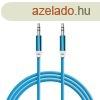 AUX adatkbel - 3,5 mm jack , szilikon bevonat, 4 szn - 1 m