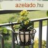 Felakaszthat virgtart #Fekete