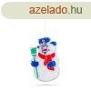 Family Christmas ABLAKDEKORCI HEMBER, LED-ES PVC 56530D