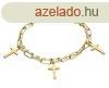 Marc Malone Aranyozott dupla karkt Harley Gold Bracelet MC